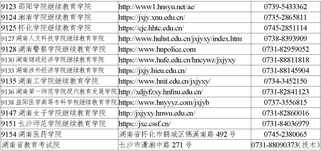 湖南省2023年10月高等教育自學(xué)考試報(bào)名報(bào)考公告(圖5)