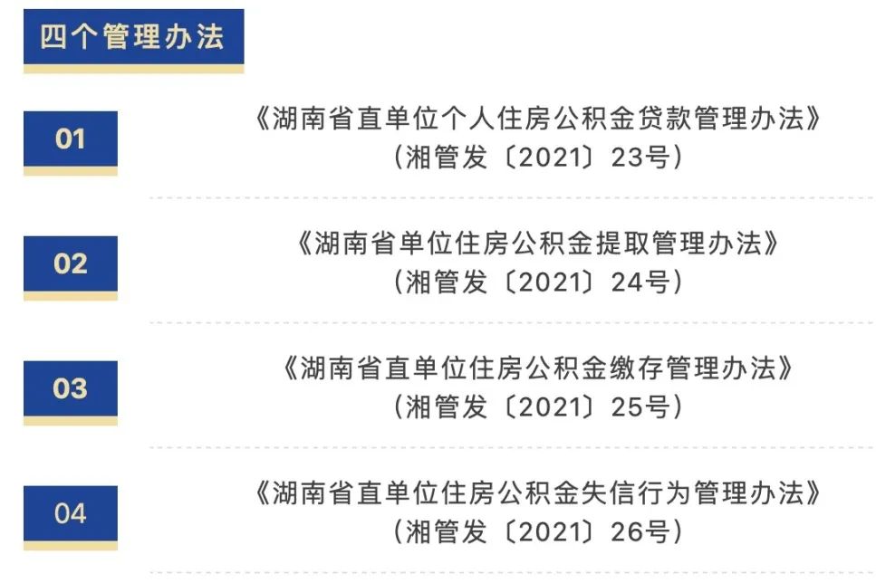 湖南省省直住房公積金2021年出新規(guī)啦！(圖1)